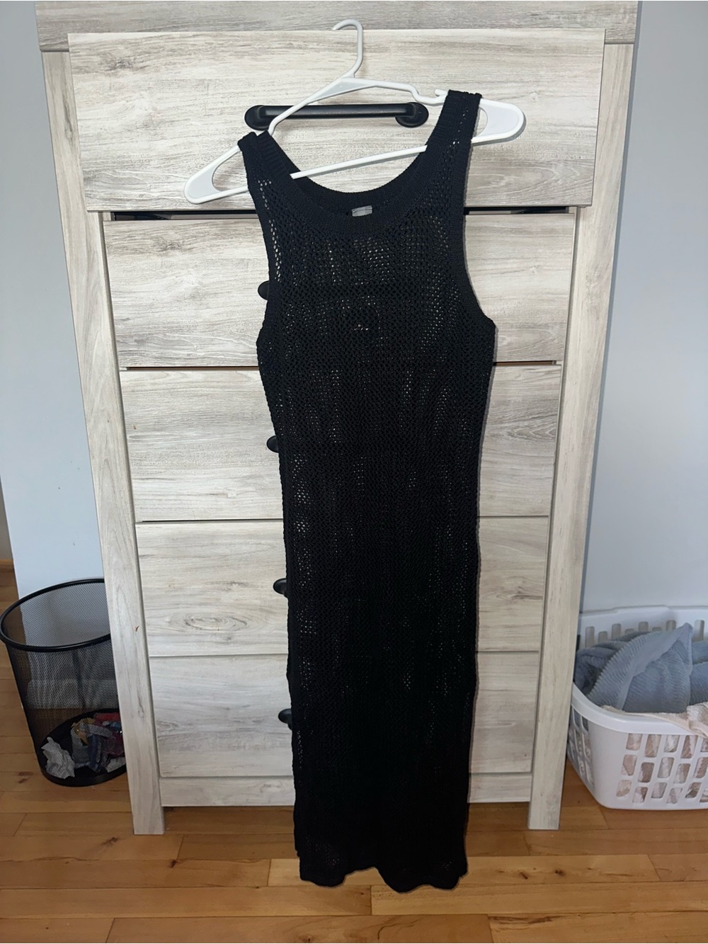 Lulus Black Sleeveless Knit Maxi Dress